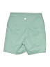 Yogalicious Solid Green Athletic Shorts Size M - photo 2