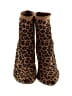 Mia Animal Print Brown Ankle Boots Size 8 - photo 2