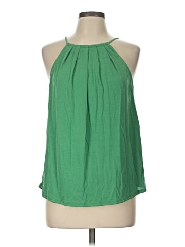 Green Envelope Sleeveless Blouse (view 1)