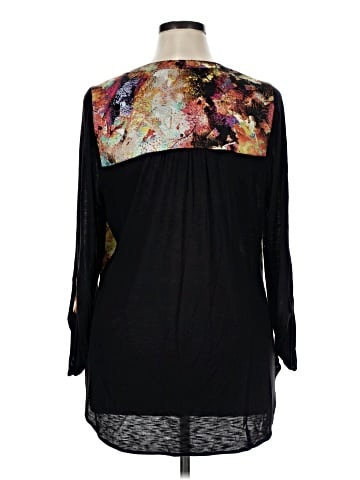 One World 3/4 Sleeve Blouse (view 2)