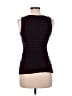 Halogen Burgundy Sleeveless Top Size Med Petite - photo 2