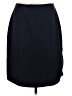 L.L.Bean Solid Black Casual Skirt Size L - photo 1