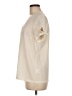 ModCloth 100% Polyester Ivory Short Sleeve Top Size M - photo 5