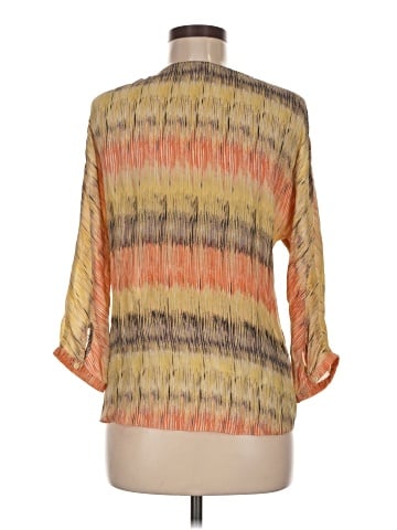 Parker 3/4 Sleeve Silk Top (view 2)