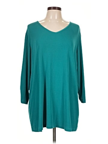 Susan Graver 3/4 Sleeve Top (view 1)