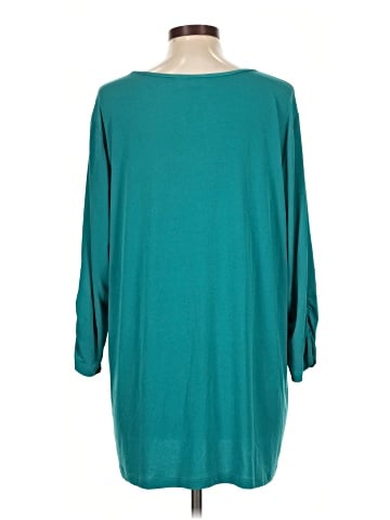 Susan Graver 3/4 Sleeve Top (view 2)