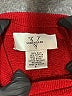 Versailles Red Sleeveless Top Size L - photo 7