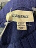 L'Agence Black Blue Turtleneck Sweater Size XS - photo 7