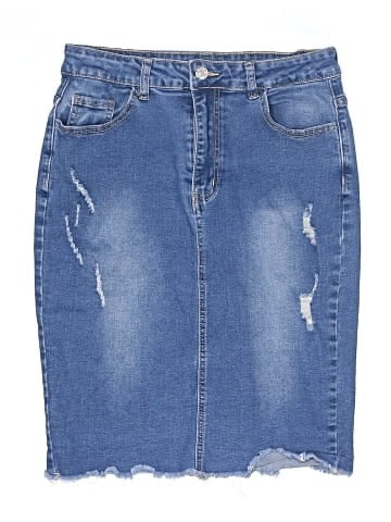Shein Denim Skirt (view 1)