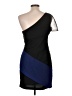 BCBGeneration 100% Polyester Color Block Black Cocktail Dress Size 10 - photo 2