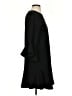 ECI Solid Black Casual Dress Size 4 - photo 4