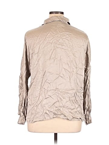Linda Allard Ellen Tracy 3/4 Sleeve Silk Top (view 2)