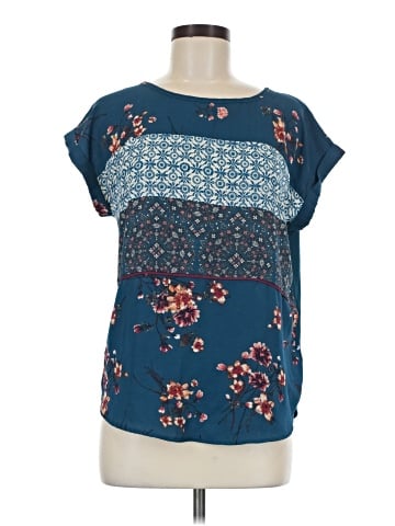 Xhilaration Short Sleeve Blouse (view 1)