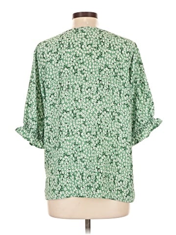 Well Worn 3/4 Sleeve Blouse (view 2)