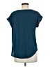 Xhilaration 100% Polyester Teal Short Sleeve Blouse Size M - photo 2