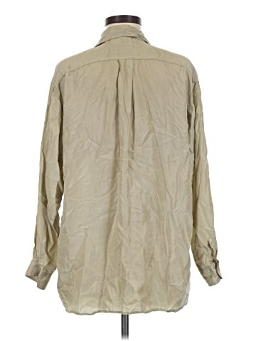 Assorted Brands Long Sleeve Silk Top (view 2)