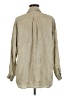 Assorted Brands 100% Silk Tan Long Sleeve Silk Top Size M - photo 2
