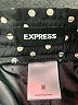 Express 100% Polyester Polka Dots Black Shorts Size M - photo 3