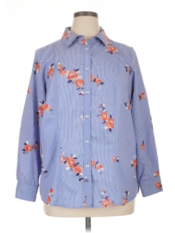 Foxcroft Long Sleeve Blouse (view 1)
