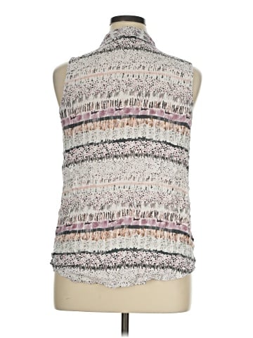 Tribal Sleeveless Button-Down Shirt (view 2)
