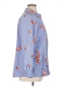Foxcroft 100% Polyester Floral Blue Long Sleeve Blouse Size 14 - photo 4