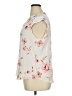 Candie's 100% Polyester Floral Ivory Sleeveless Blouse Size XL - photo 5