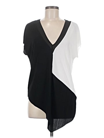 Zara W&B Collection Short Sleeve Top (view 1)