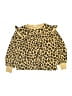 Crewcuts Animal Print Gold Pullover Sweater Size 10 - photo 1