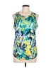 Tek Gear 100% Polyester Green Tank Top Size L - photo 1