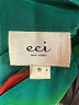 ECI 100% Polyester Stripes Pink Green Casual Dress Size 8 - photo 7