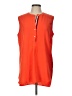 Tommy Hilfiger 100% Polyester Orange Sleeveless Blouse Size L - photo 1
