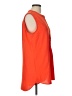 Tommy Hilfiger 100% Polyester Orange Sleeveless Blouse Size L - photo 4