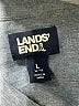 Lands' End Blue Long Sleeve Blouse Size L - photo 7