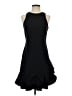 Chelsea28 Solid Black Cocktail Dress Size 4 - photo 1