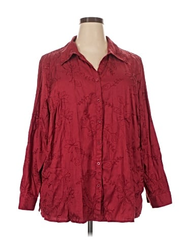 Maggie Barnes for Catherines Long Sleeve Blouse (view 1)