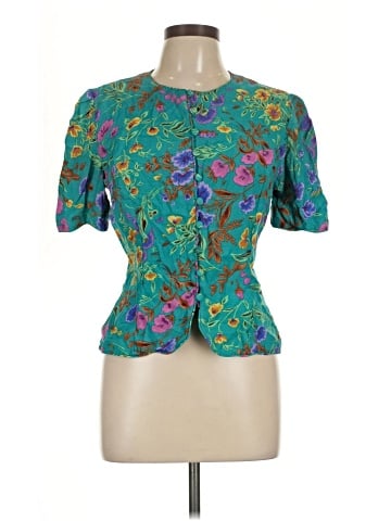 Maggy London Short Sleeve Blouse (view 1)