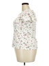 No Comment Floral Ivory Short Sleeve T-Shirt Size 2X - photo 5