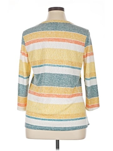 Bobeau 3/4 Sleeve Top (view 2)