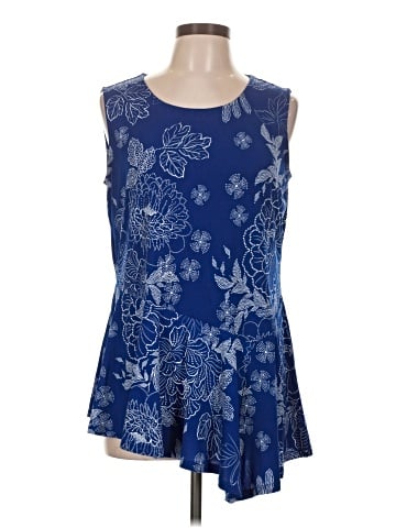 Roz & Ali Sleeveless Blouse (view 1)