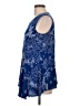 Roz & Ali Blue Sleeveless Blouse Size L - photo 5