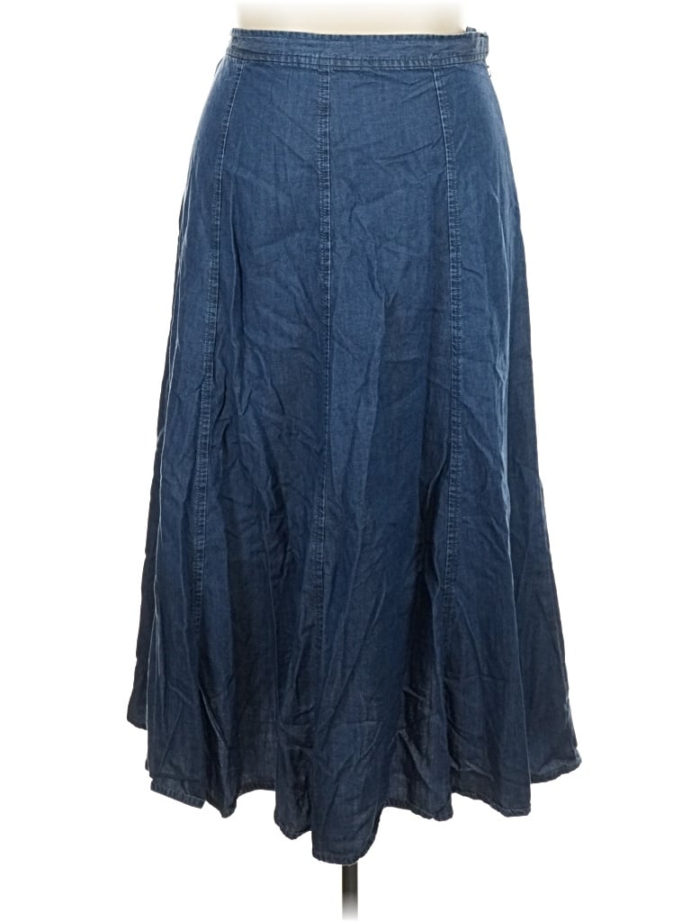 Pre-owned Coldwater Creek Denim Skirt In Blue