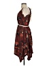Ecote 100% Polyester Print Brown Cocktail Dress Size S - photo 5