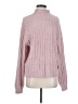 Cotton Candy LA Solid Pink Turtleneck Sweater Size XS - Sm - photo 1