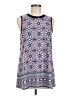 AGB Blue Sleeveless Blouse Size M - photo 1