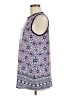 AGB Blue Sleeveless Blouse Size M - photo 5