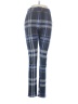 Free People Plaid Blue Active Pants Size 6 - photo 1