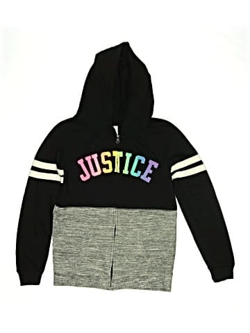 Justice Zip Up Hoodie (view 1)