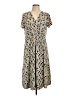 George Print Tan Casual Dress Size L - photo 1