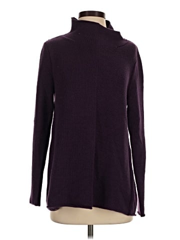 August Silk Turtleneck Sweater (view 1)