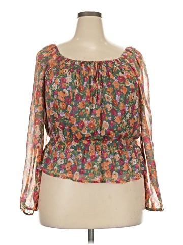 LC Lauren Conrad Long Sleeve Blouse (view 1)
